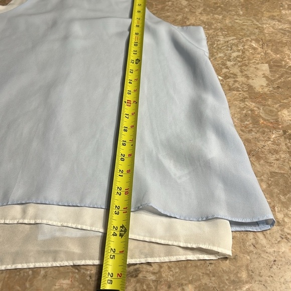 BR Sheer,chiffon,layered blouse,MP ,fairy,whimsical,sleeveless,dainty,loose - Picture 13 of 14